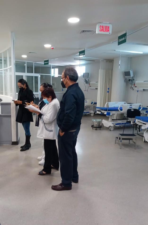 Realizan recorrido en el Hospital General de Tlaxcala para constatar necesidades