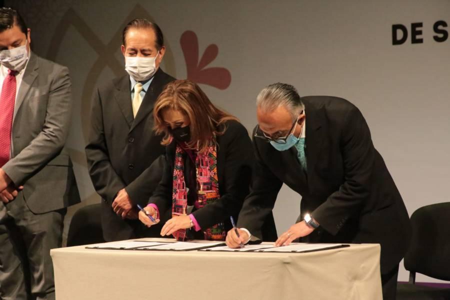 Firman convenio Gobierno de Tlaxcala y el Hospital Juárez de México
