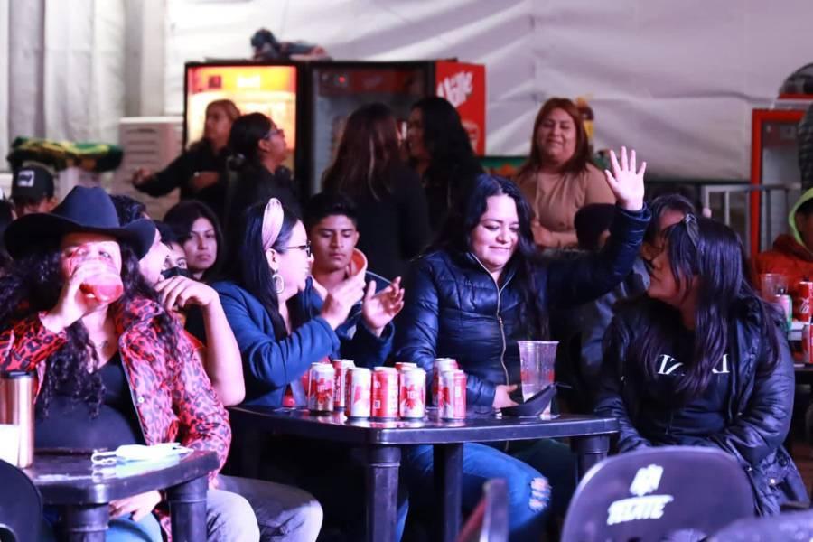 Se presentó “Mi Nueva Banda el Mexicano” en la Feria Chiautempan 2022. 