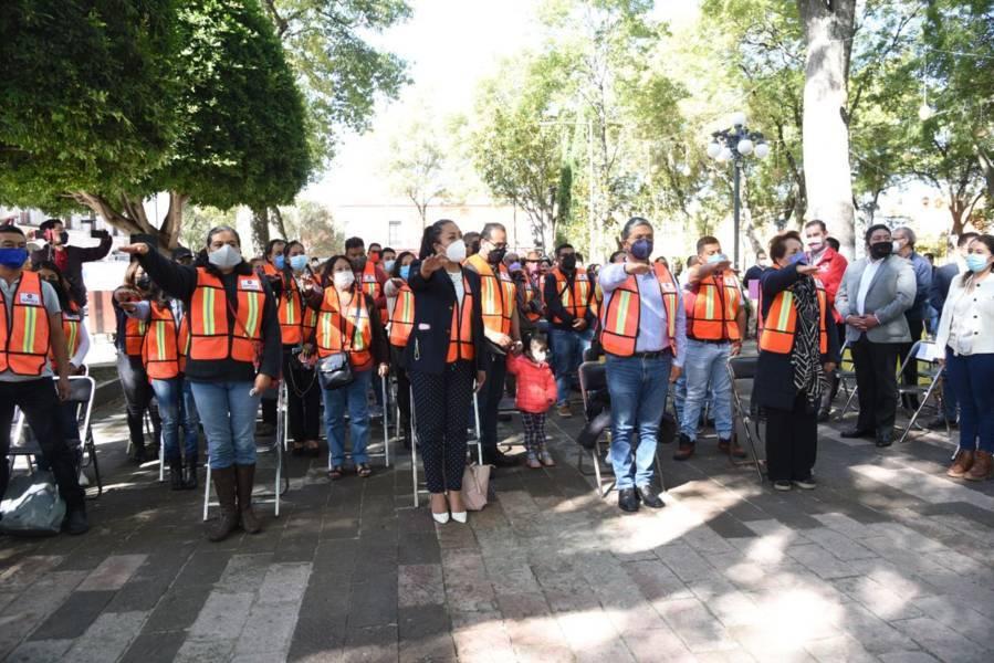 Sellan alianza vecinos vigilantes y Ayuntamiento por la seguridad de Tlaxcala capital 