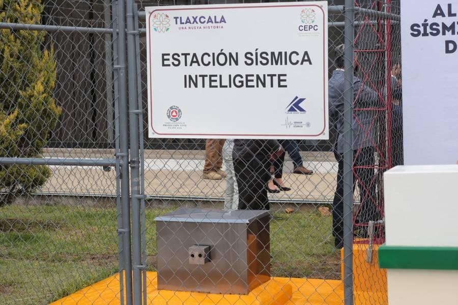 Ponen en marcha sistema de alertamiento sísmico del estado de Tlaxcala 