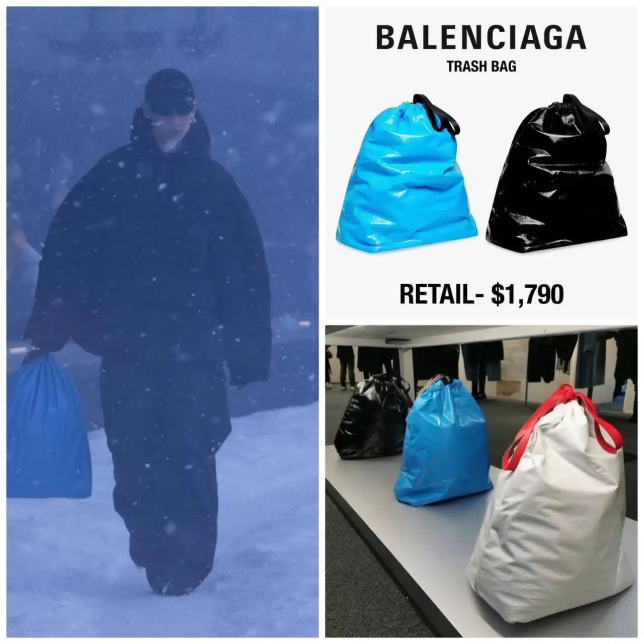 Ponen en venta bolsas de basura en 36 mil pesos por el diseñador Balenciaga