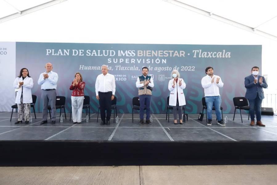 Respaldo de AMLO fortalecerá el sistema de salud en Tlaxcala: Gobernadora