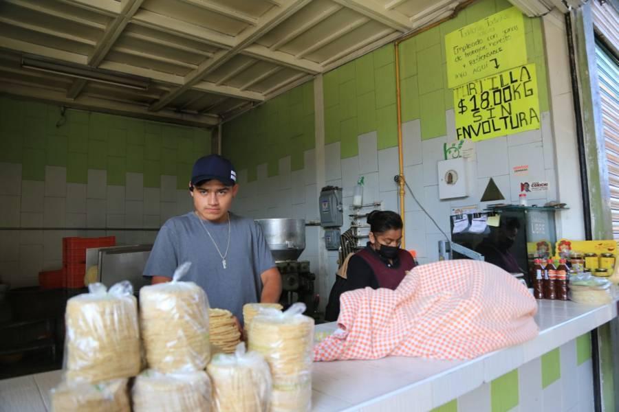 ¡Tortillazo! Aumentará dos pesos el precio de la tortilla en la capital 