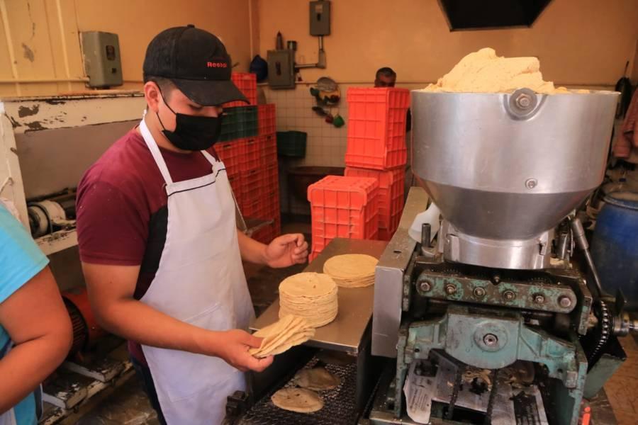 ¡Tortillazo! Aumentará dos pesos el precio de la tortilla en la capital 