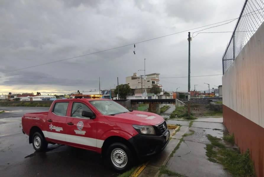 Sin reporte de afectaciones tras intensa lluvia en Chiautempan:  Protección Civil Municipal 