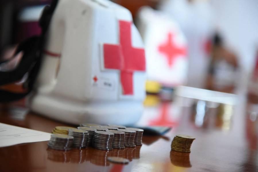 Entrega Ayuntamiento de Tlaxcala donativo a la Cruz Roja