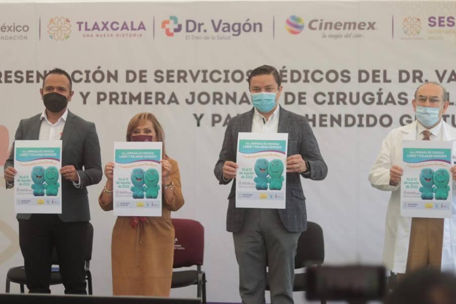 Llega el "Tren de la Salud" al estado de Tlaxcala 