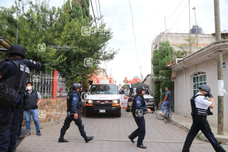 Rescatan a ladrón de ser linchado en Huactzinco; hay 5 detenidos