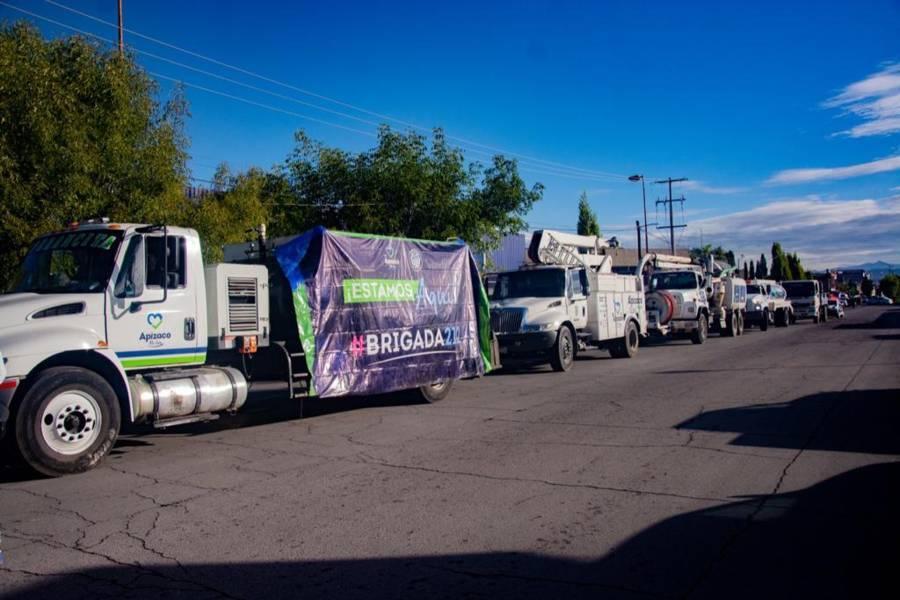 Alcalde de Apizaco se compromete mejorar el alumbrado público de San Rafael Atlixtac 