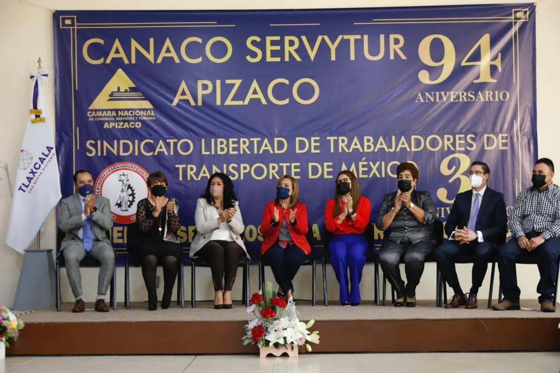 Asistió Gobernadora Lorena Cuéllar al 94 Aniversario de Canaco Apizaco