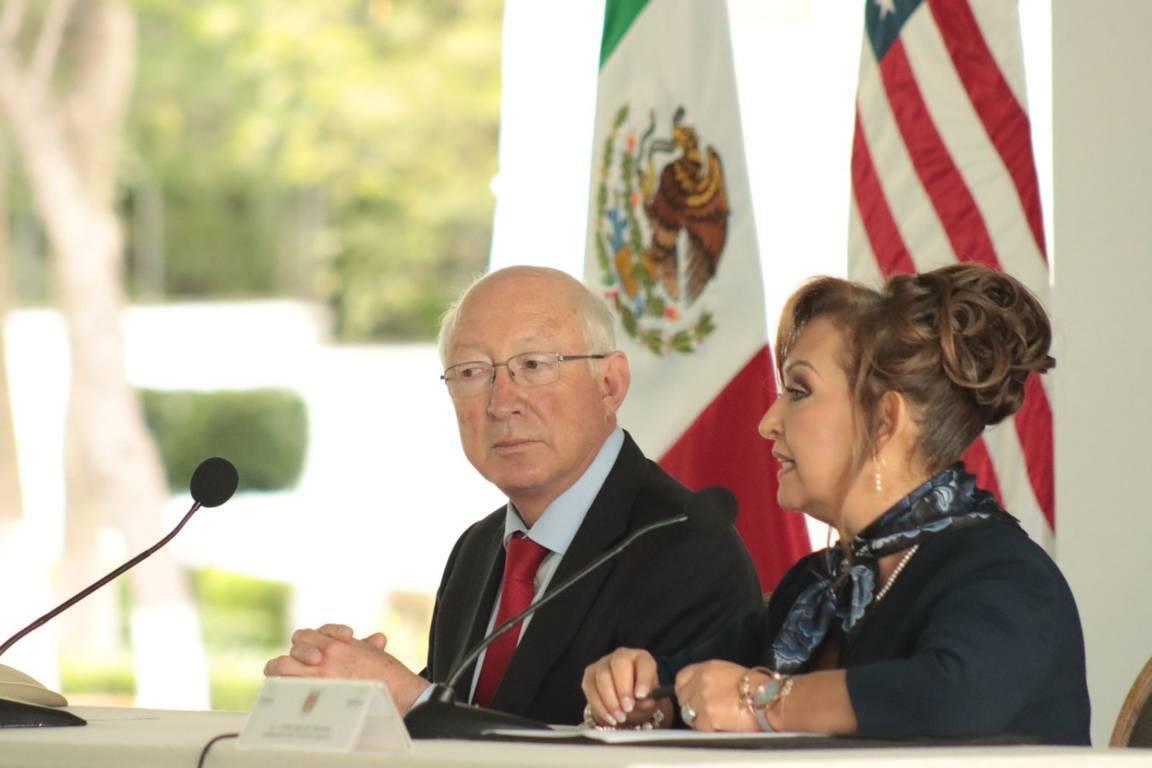 Visita del embajador de los Estados Unidos al estado de Tlaxcala 