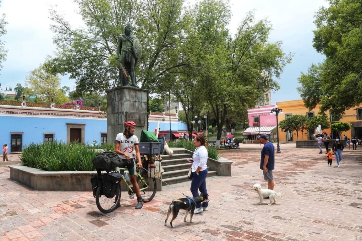 "Pepe" nómada rodante recorre Tlaxcala