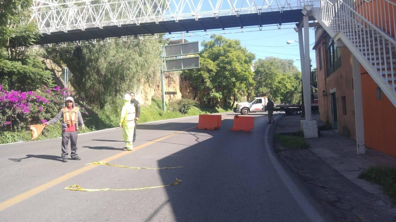 Se mantiene operativo vial en obras del puente El Trébol-Zahuapan