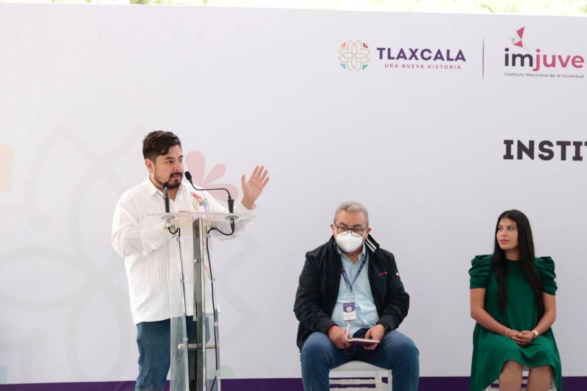 Inauguran Expo Feria Tandas para el Bienestar en San Luis Teolocholco