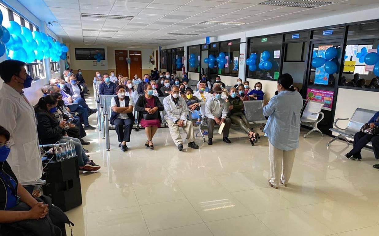 Llaman a votar Trabajadores del Centro de Salud Urbano de Chiautempan por la planilla azul