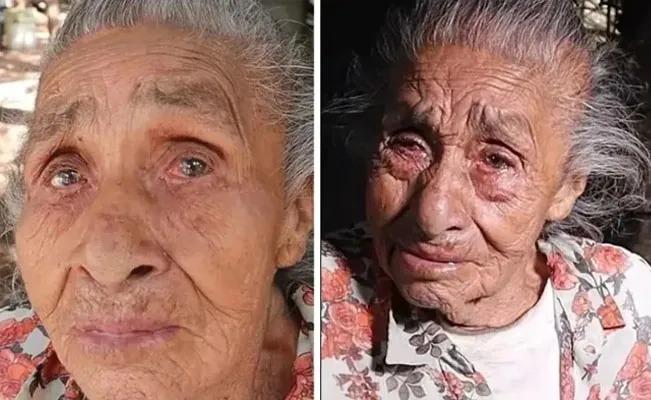 Abandonan a una abuelita de 97 años  tras haber tenido 16 hijos