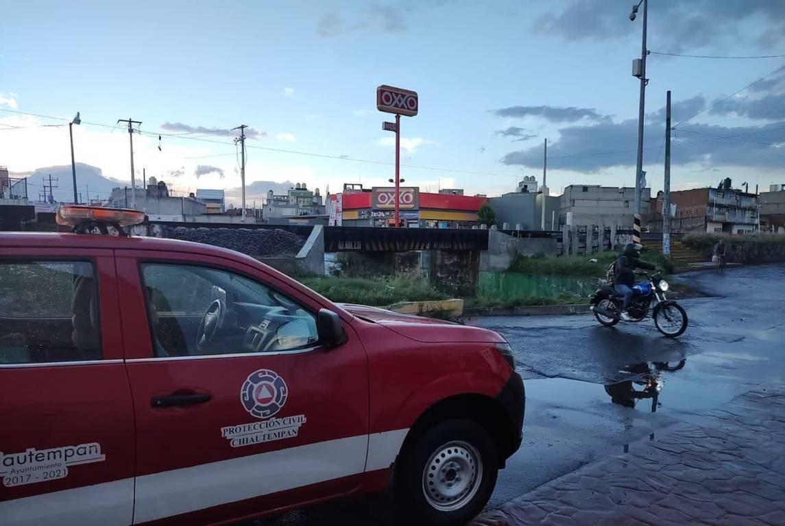 Sin afectaciones en Chiautempan tras lluvia intensa:  Protección Civil Municipal 