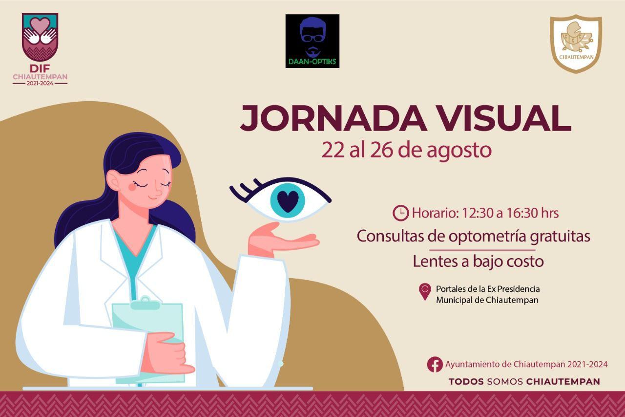 Invita DIF Chiautempan a Jornada Visual 