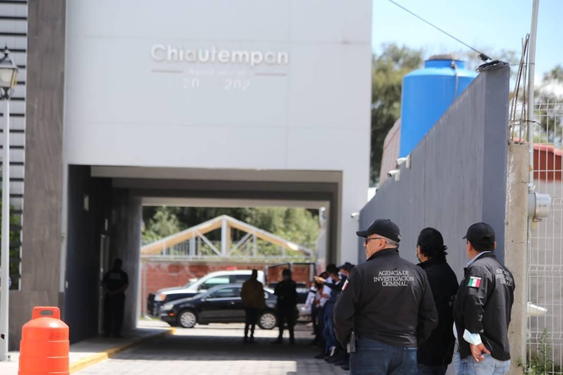 Realiza FGR diligencia ministerial al interior de instalaciones de la Policía Municipal de Chiautempan 