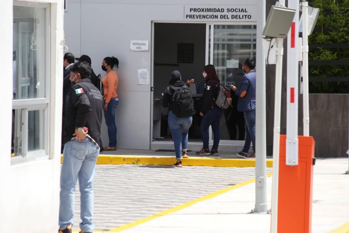 Realiza FGR diligencia ministerial al interior de instalaciones de la Policía Municipal de Chiautempan 