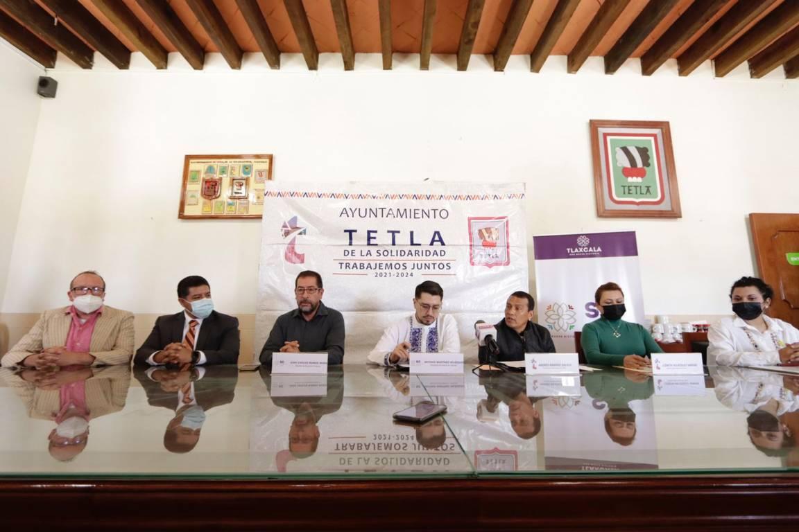 Firman convenio de colaboración Secretaría de Cultura y Ayuntamiento de Tetla 