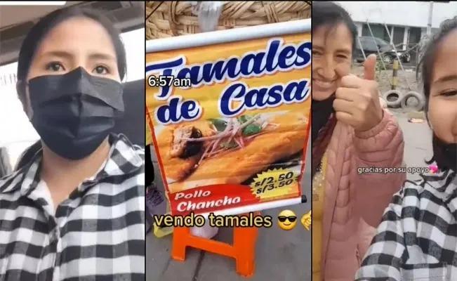 Critican a joven que vende tamales para poder pagar su universidad