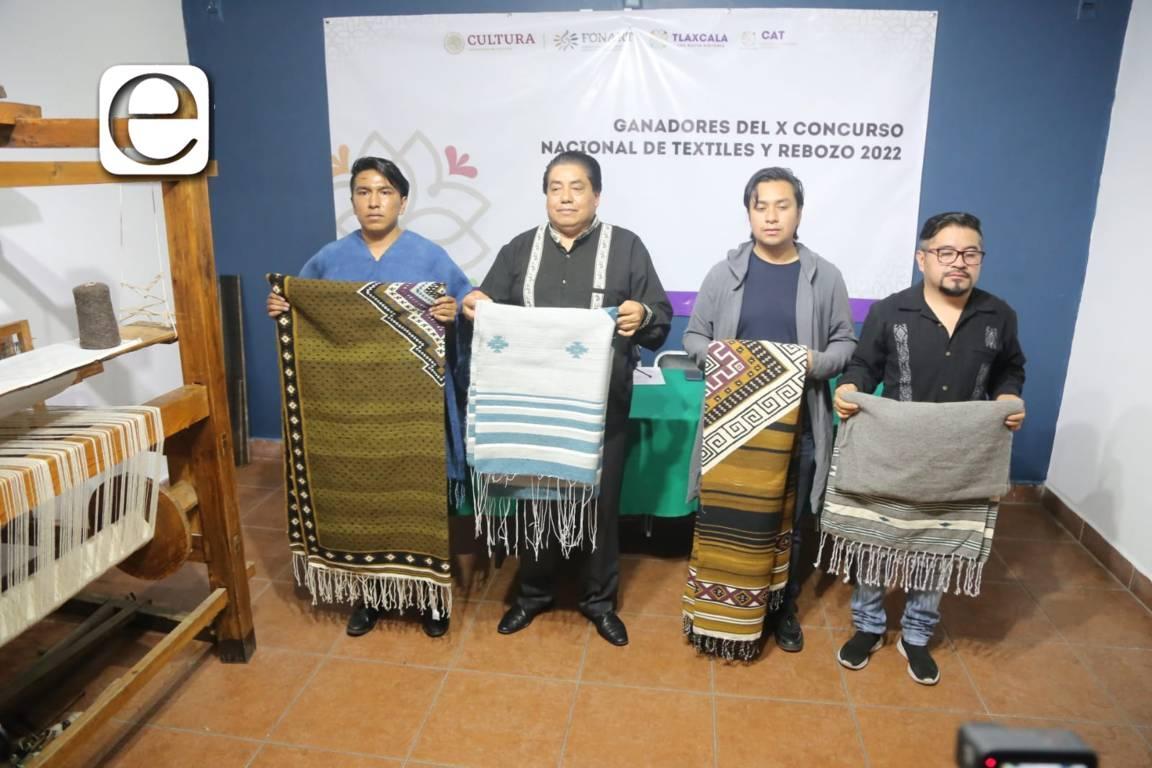Presentan a ganadores del Concurso Nacional de Textiles y Rebozos