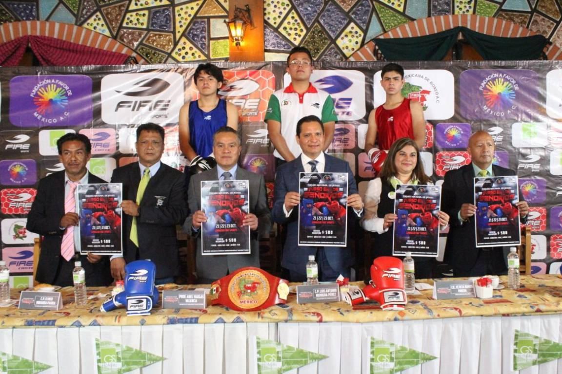 Presentan torneo nacional de boxeo “Fuego En Los Señoríos”