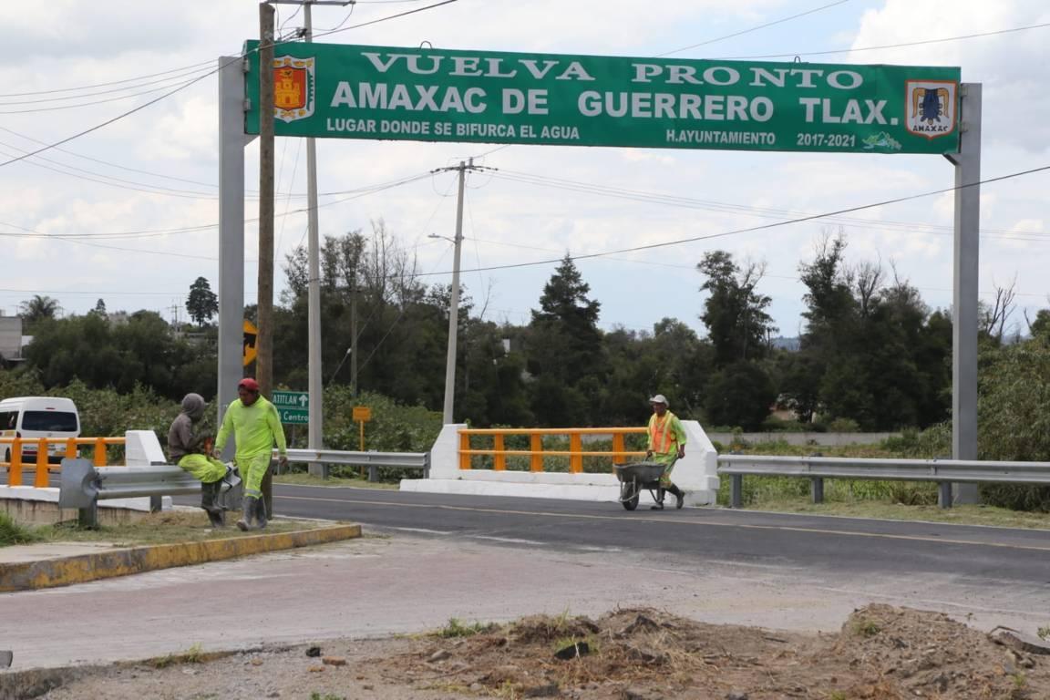Desazolvan "Dos Arroyos" en Amaxac