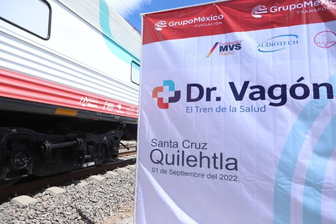 Dr. Vagón “el tren de la salud” hace su última parada en Quilehtla