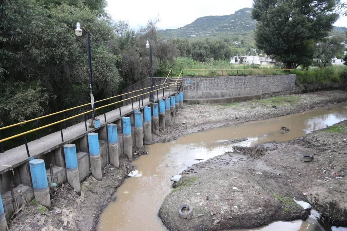 Abren compuertas de represa en Totolac