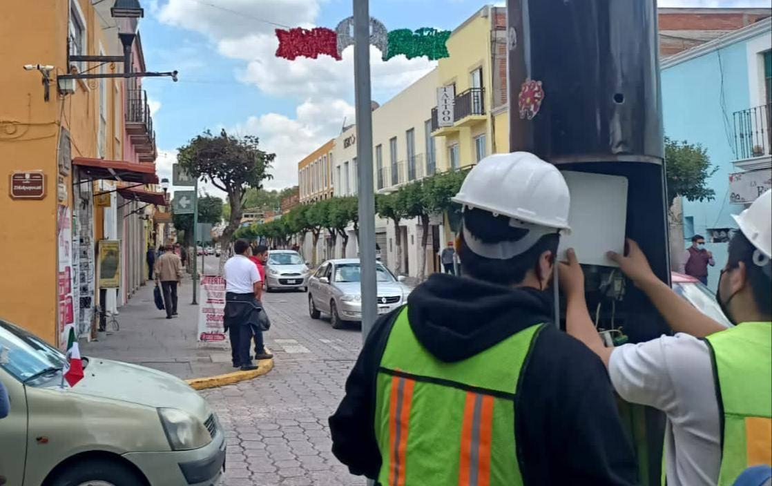 Avanza reparación de semáforos en Tlaxcala Capital