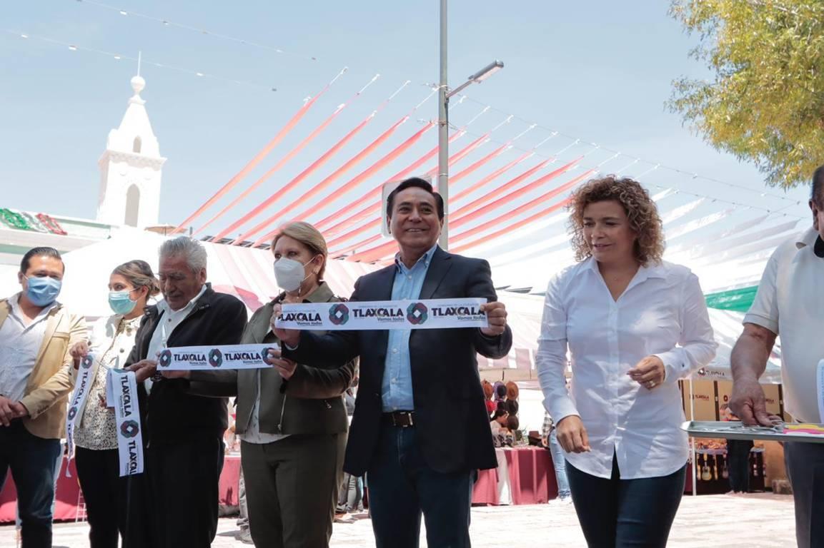 Inaugura Jorge Corichi, el pabellón artesanal en el centro histórico de Tlaxcala