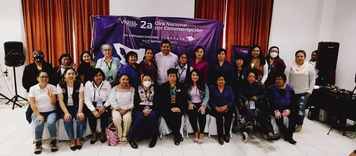 Representación feminista en la 4t visita Tlaxcala: Mujeres Morena República