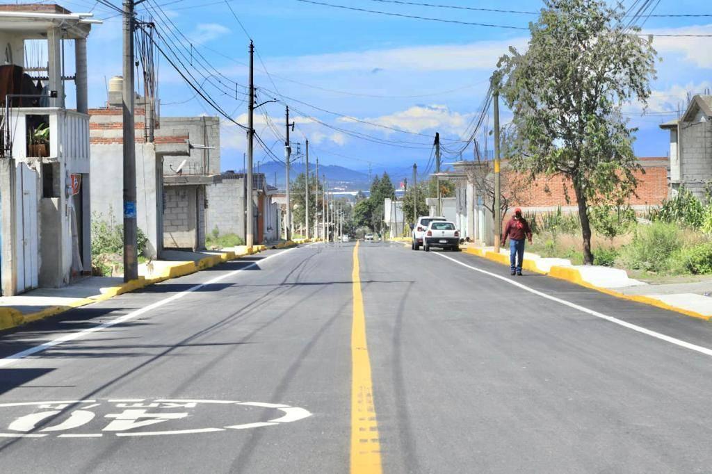 Destinó Gobernadora Lorena Cuéllar más de 13.1 mdp en rehabilitación carretera de Papalotla