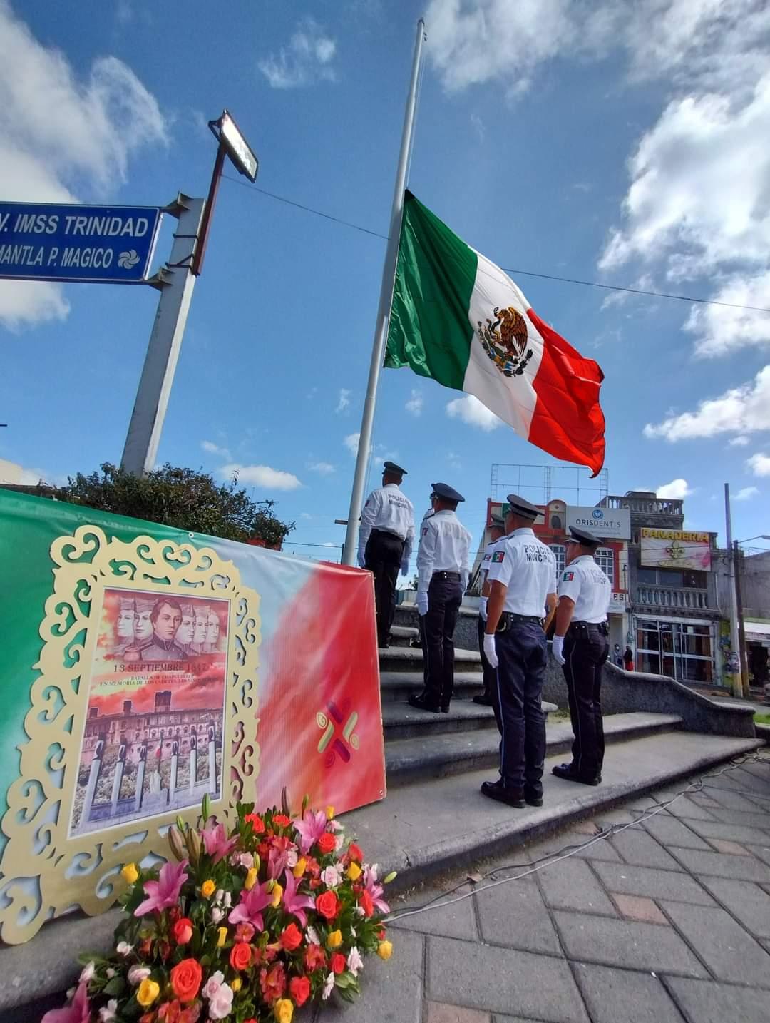 Conmemora gobierno de Amaxac 175 Aniversario de la Gesta Heroica de los Niños Héroes de Chapultepec