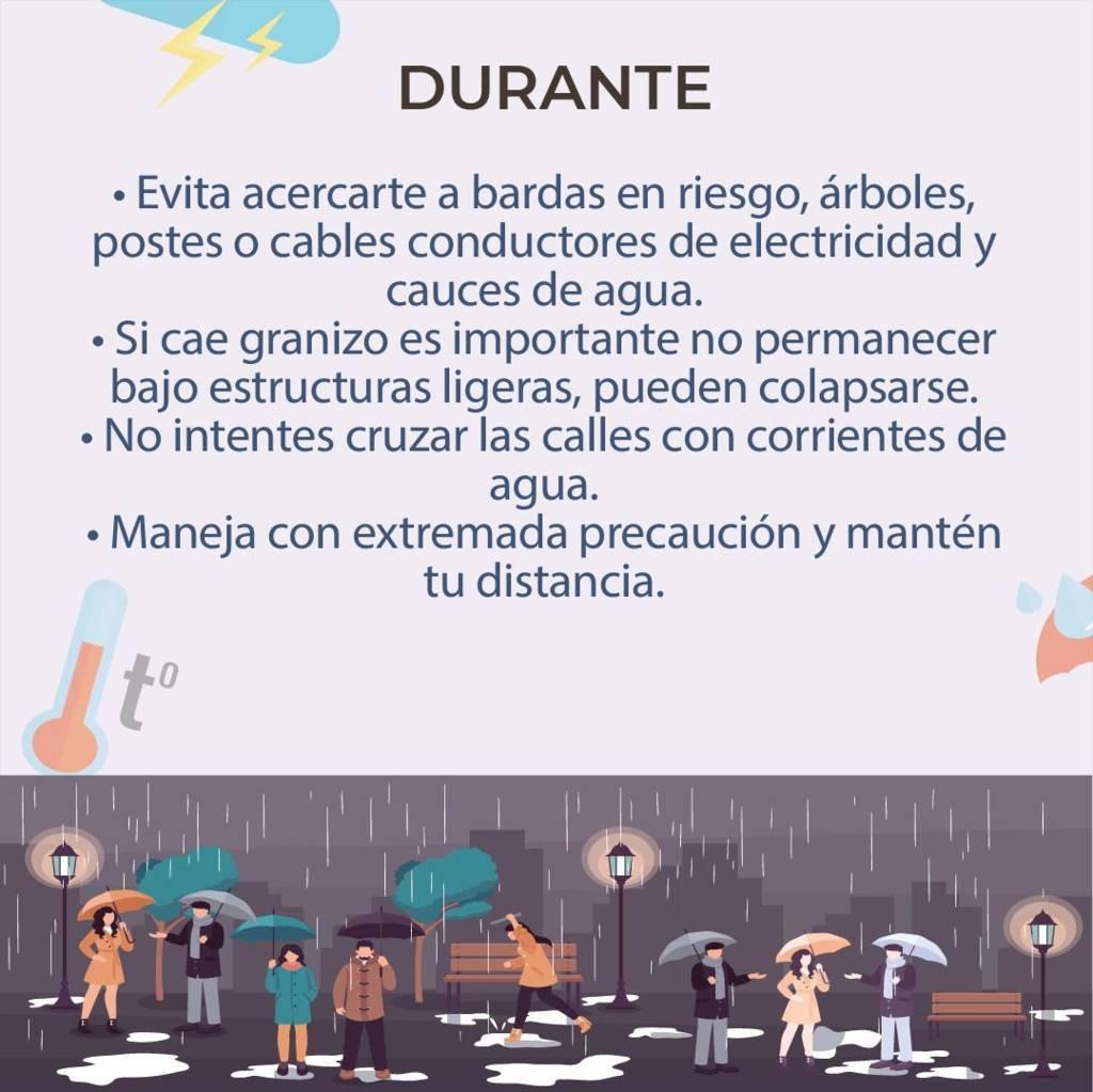 Exhorta Ayuntamiento de Chiautempan a conocer medidas de prevención en caso de lluvias intensas