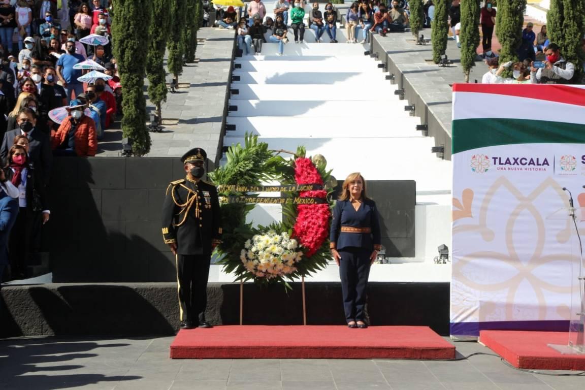 Encabeza gobernadora Lorena Cuéllar conmemoración del CCXII Aniversario del inicio de Independencia 