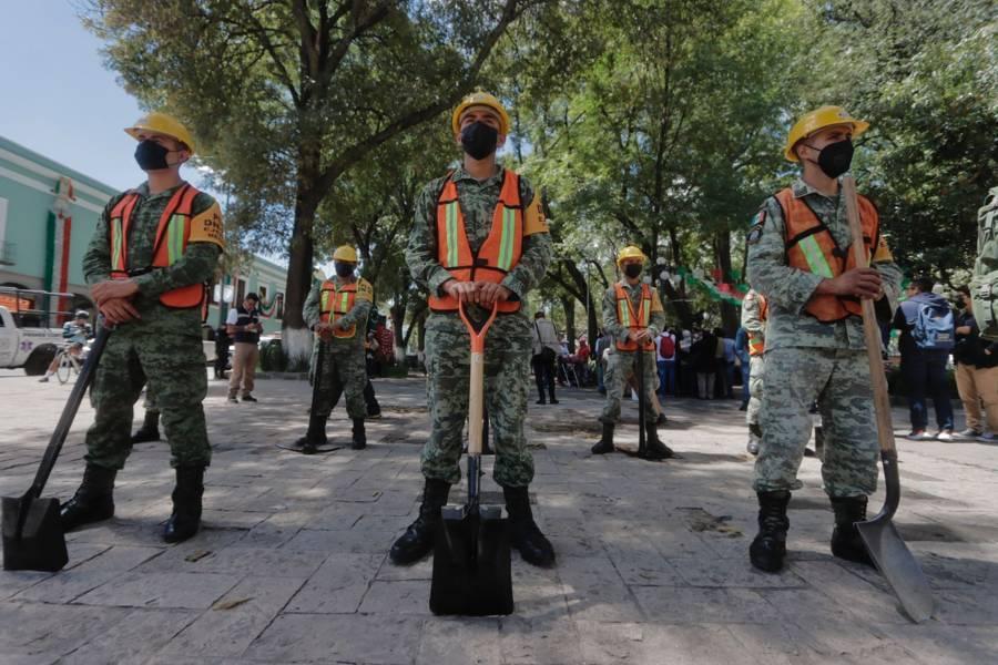 Se lleva a cabo el macro simulacro en la capital tlaxcalteca 