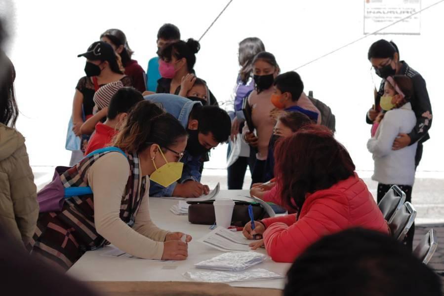 Se lleva a cabo jornada de vacunación en el Centro de Salud Urbano de Tlaxcala 