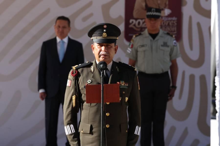 Atestiguó SEGOB toma de protesta de nuevo mando de la 23 Zona Militar