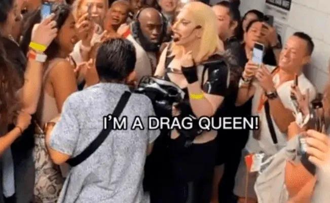 Un guardia de seguridad confunde a Lady Gaga con un Drag Queen