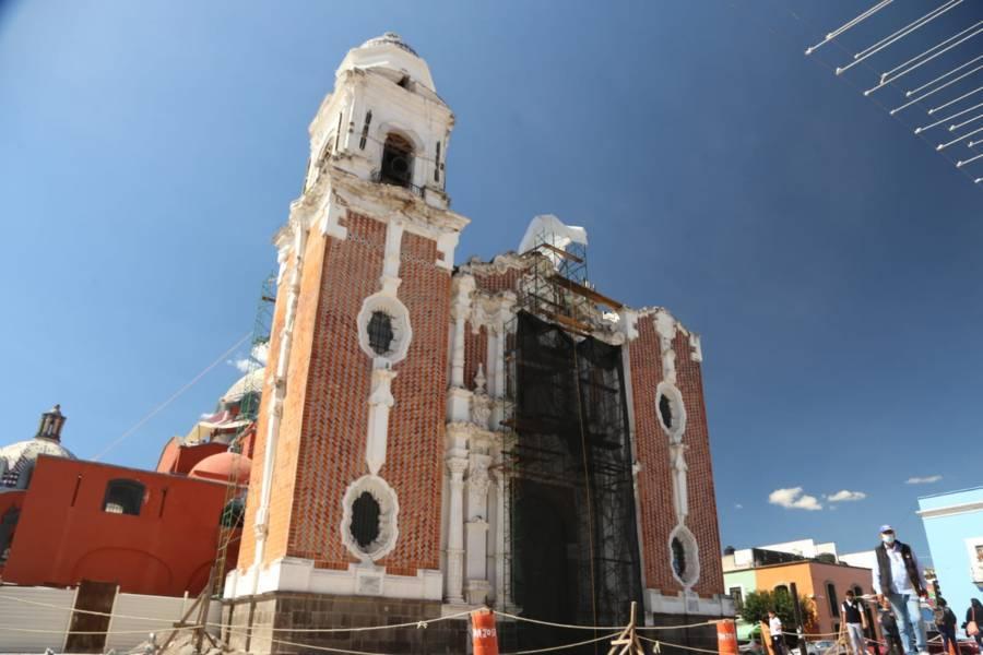 Continúa la reconstrucción de la parroquia de San José
