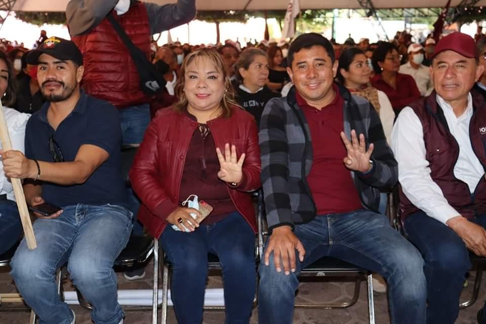Santa Cruz Tlaxcala presente en 11 Aniversario de Morena