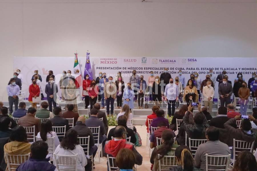 Presentan a médicos especialistas de Cuba, para el estado de Tlaxcala
