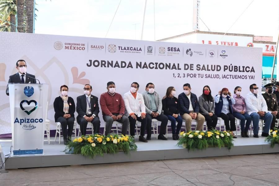 Inicia segunda jornada nacional de salud pública 2022 en Tlaxcala