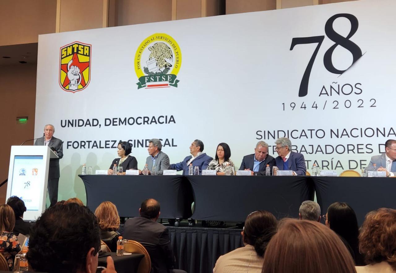 Participa Blanca Águila en 48vo Consejo Nacional Ordinario de Dirigentes del SNTSA 