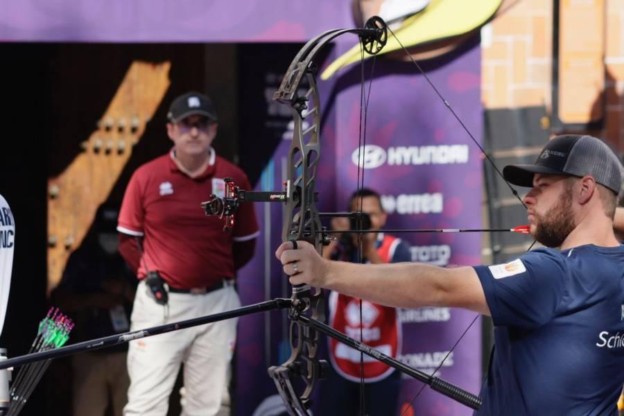 Gana medalla de oro Mike Schloezzer en la Copa Mundial de Tiro con Arco en Tlaxcala 