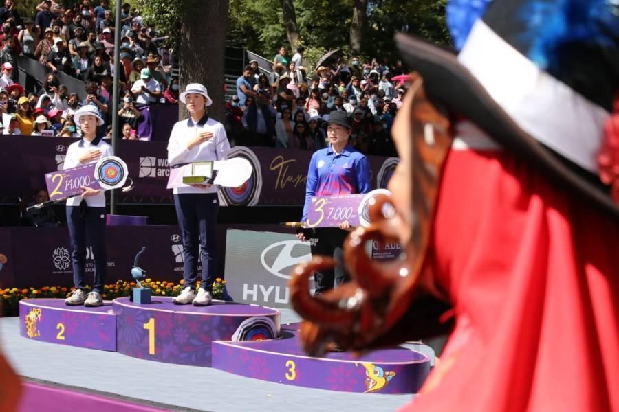 Korea se lleva primer y segundo lugar en Final de la Copa de Tiro con Arco en Tlaxcala 